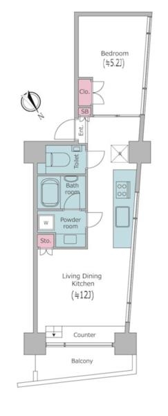 6階の間取り図