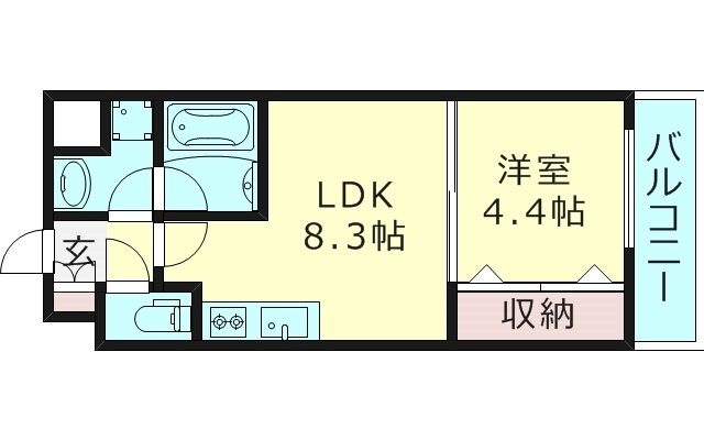 1LDKタイプ