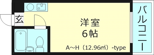 6階の間取り図