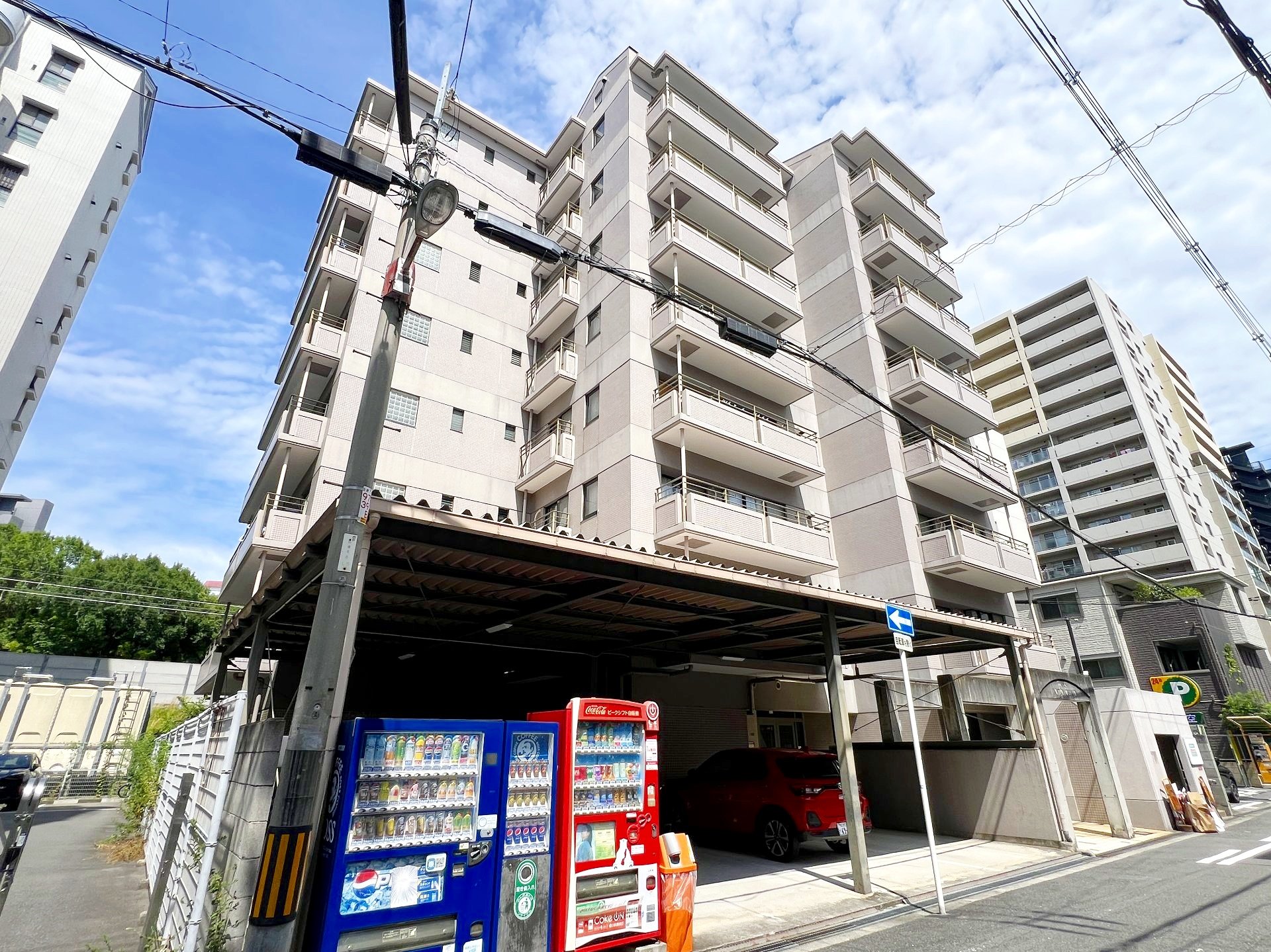 コスモス城東中央の外観