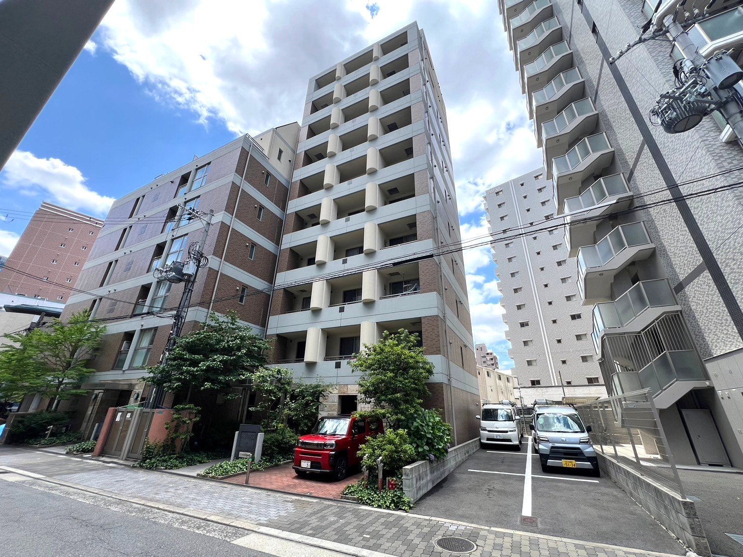 シャトーアスティナ京橋アルトの外観