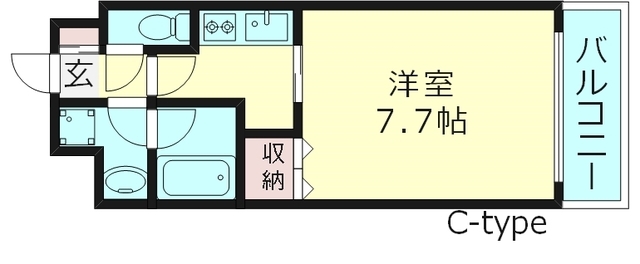 4階の間取り図