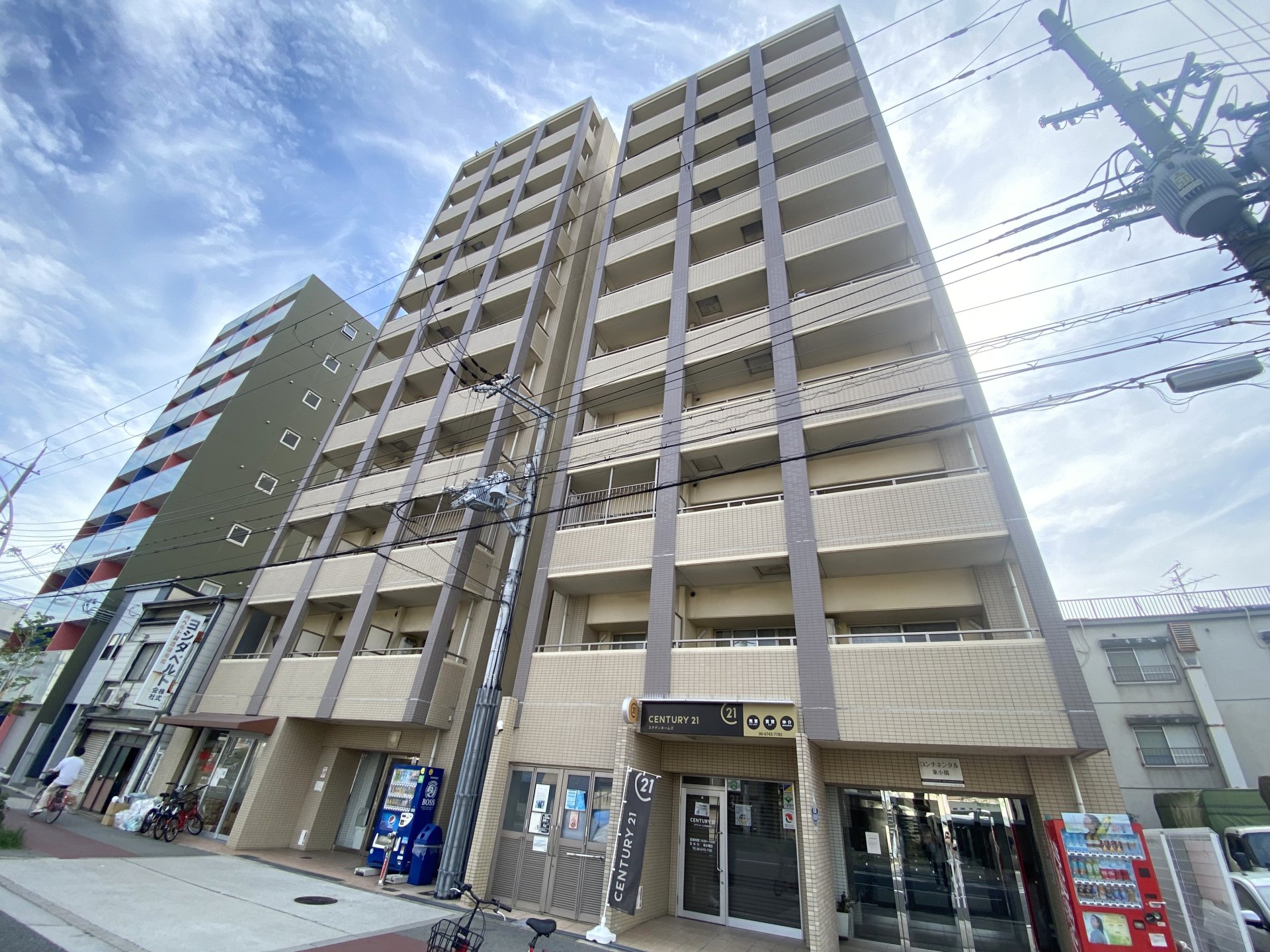 コンチネンタル東小橋の外観