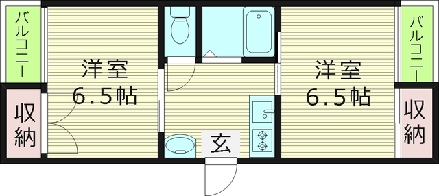 2階の間取り図