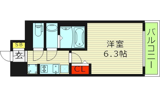 2階の間取り図