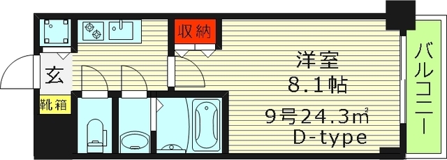 7階の間取り図
