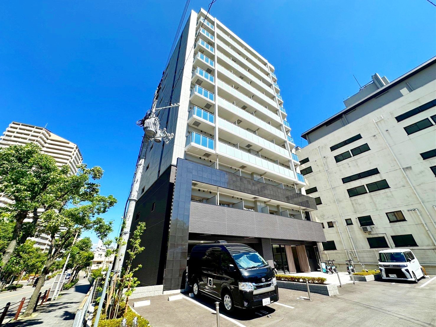 JMFレジデンス桜ノ宮の外観 JMFレジデンス桜ノ宮の外観