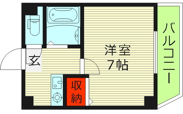 2階の間取り図