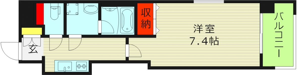 8階の間取り図