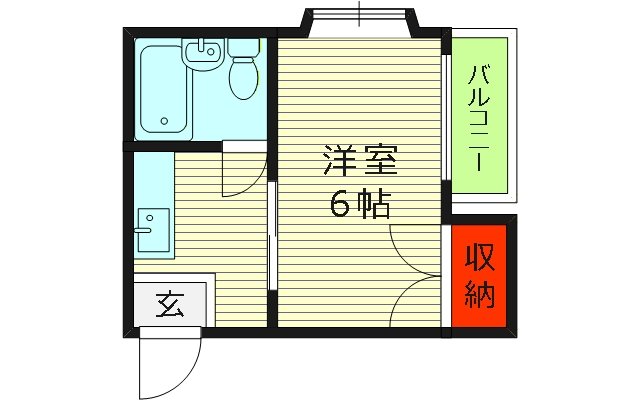 4階の間取り図
