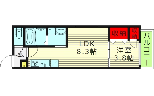 3階の間取り図