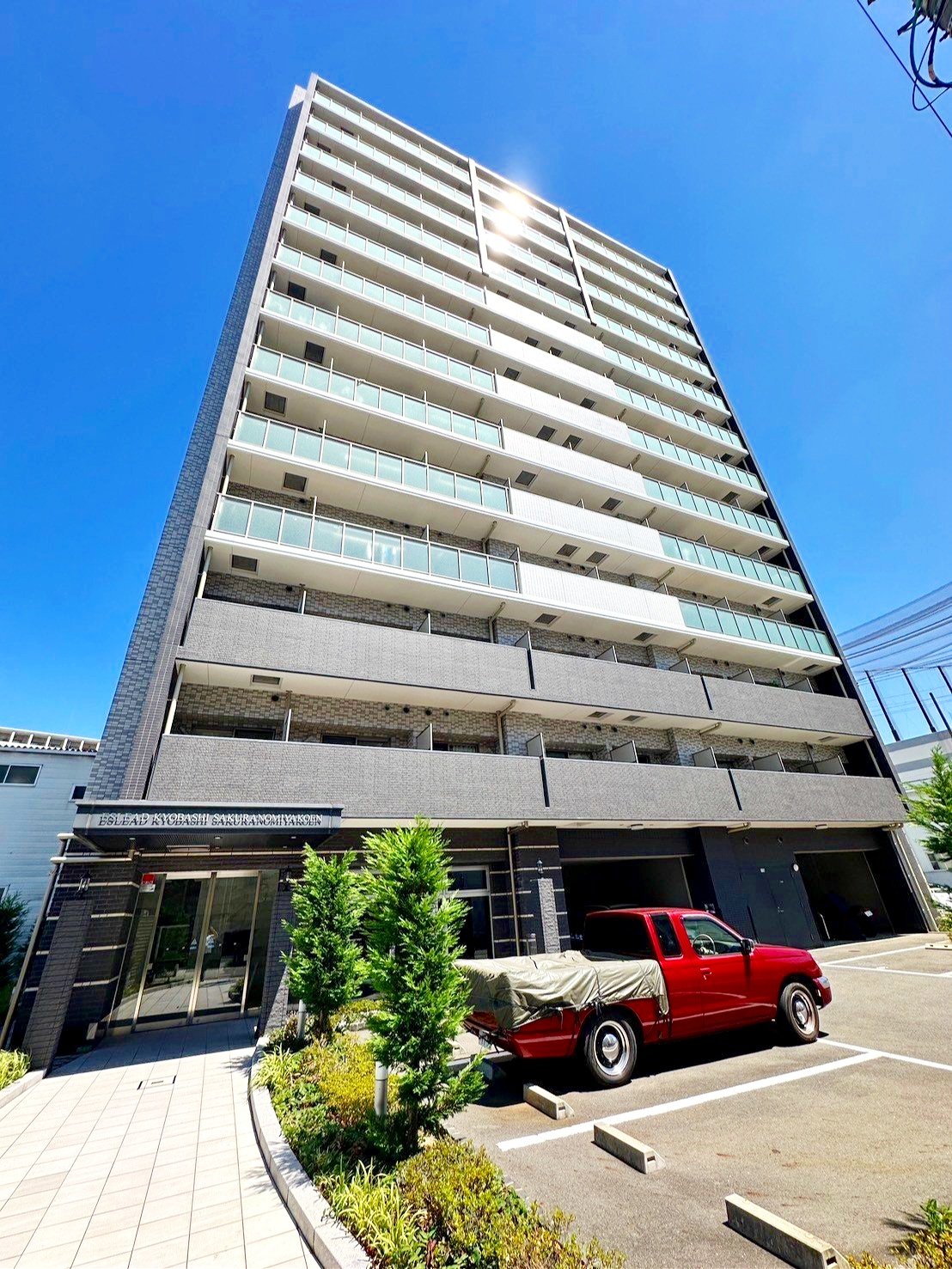 エスリード京橋桜ノ宮公園の外観