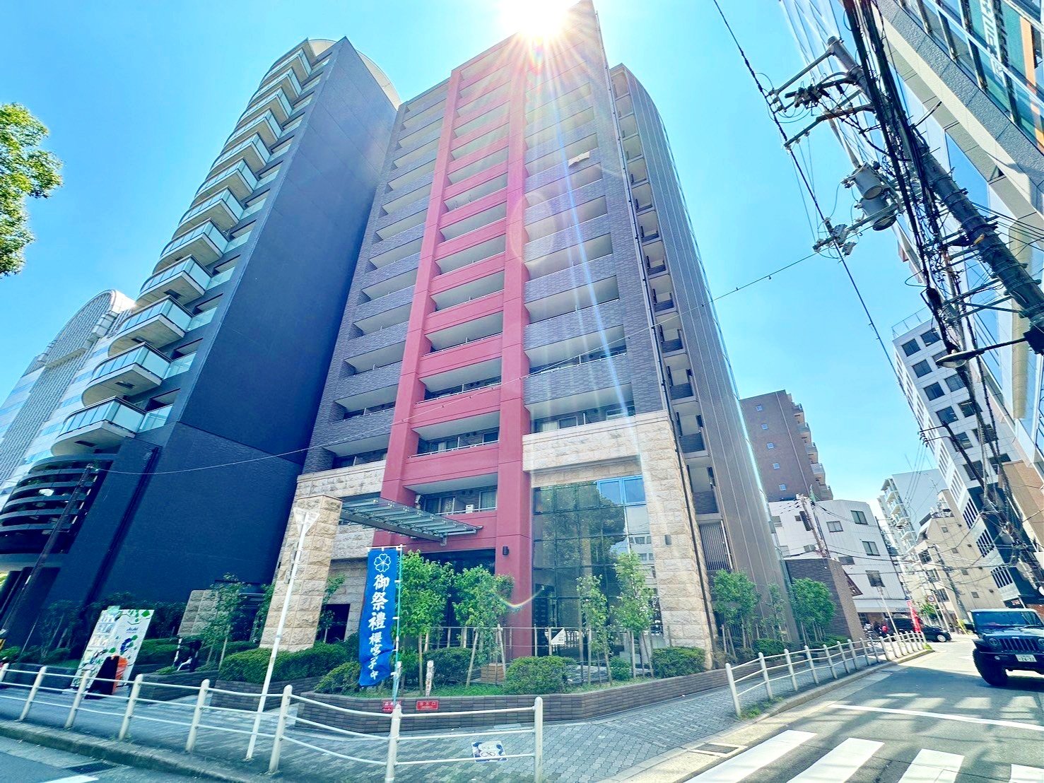 Lasante京橋　旧エスティメゾン京橋の外観