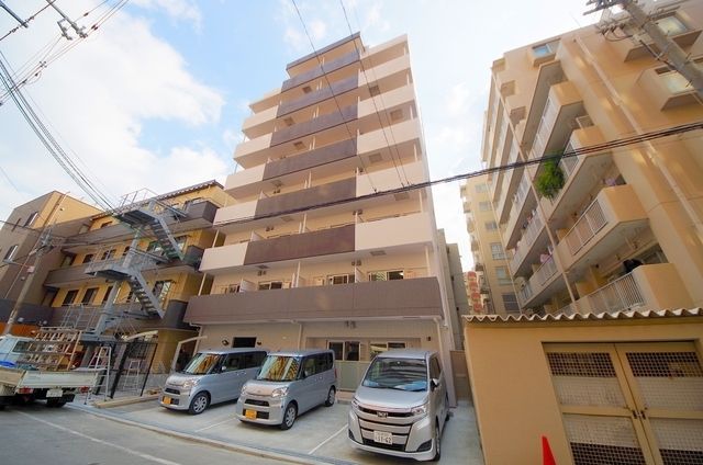 大阪市城東区中央２丁目の賃貸マンションの外観