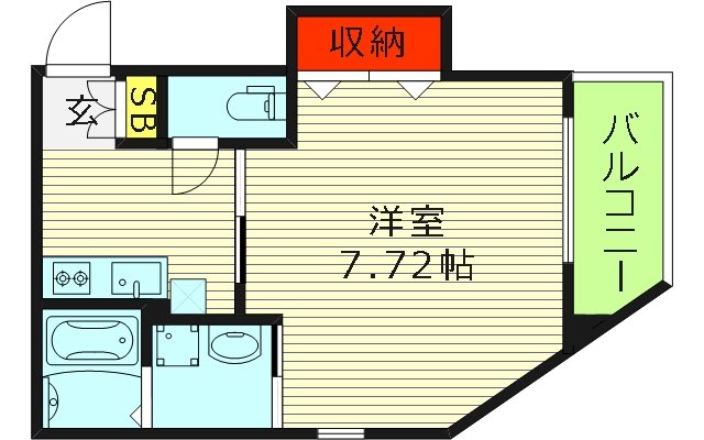 1階の間取り図