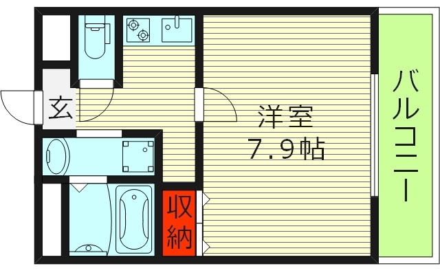 6階の間取り図
