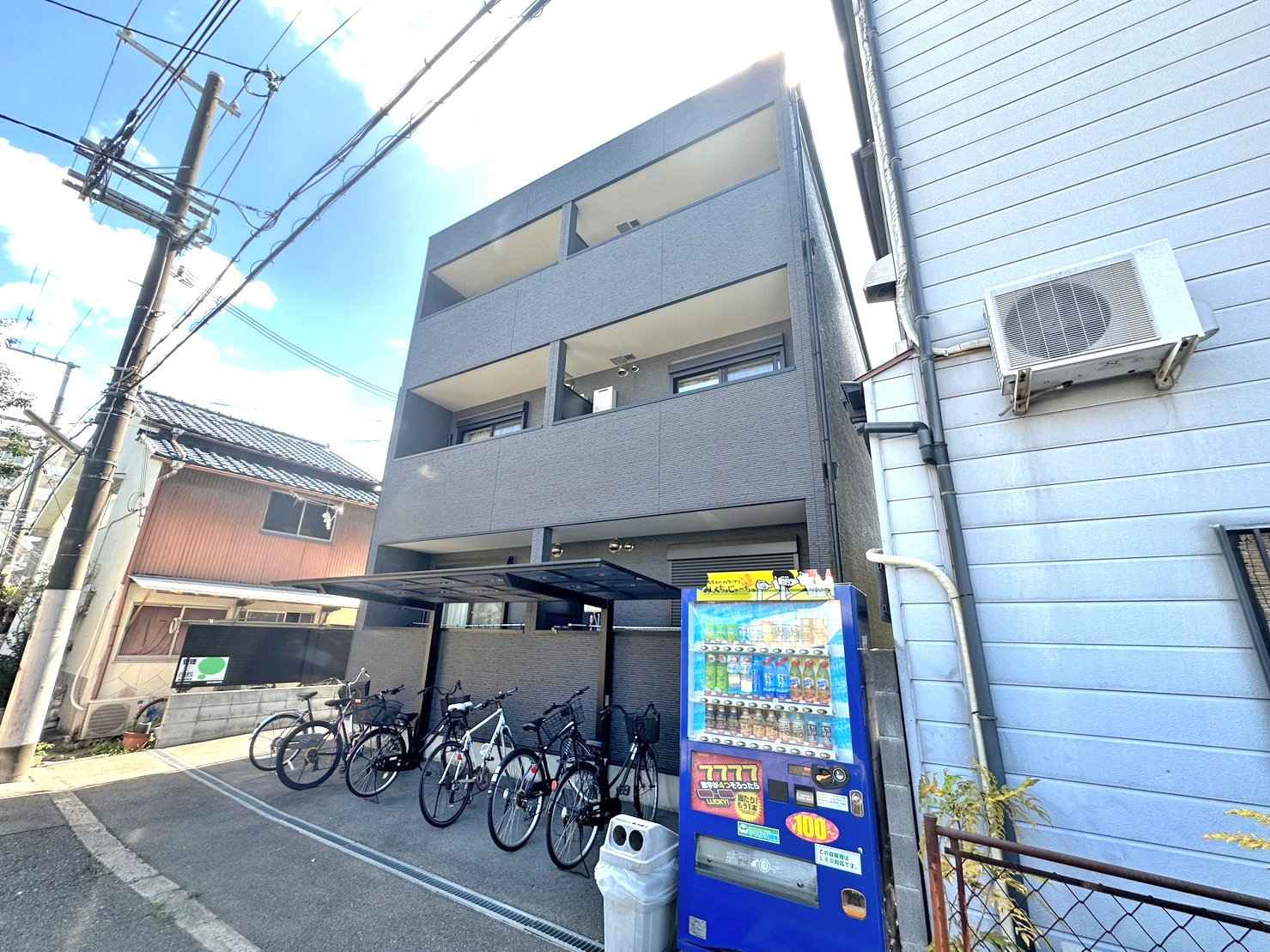 ヴィラ城北公園通の外観