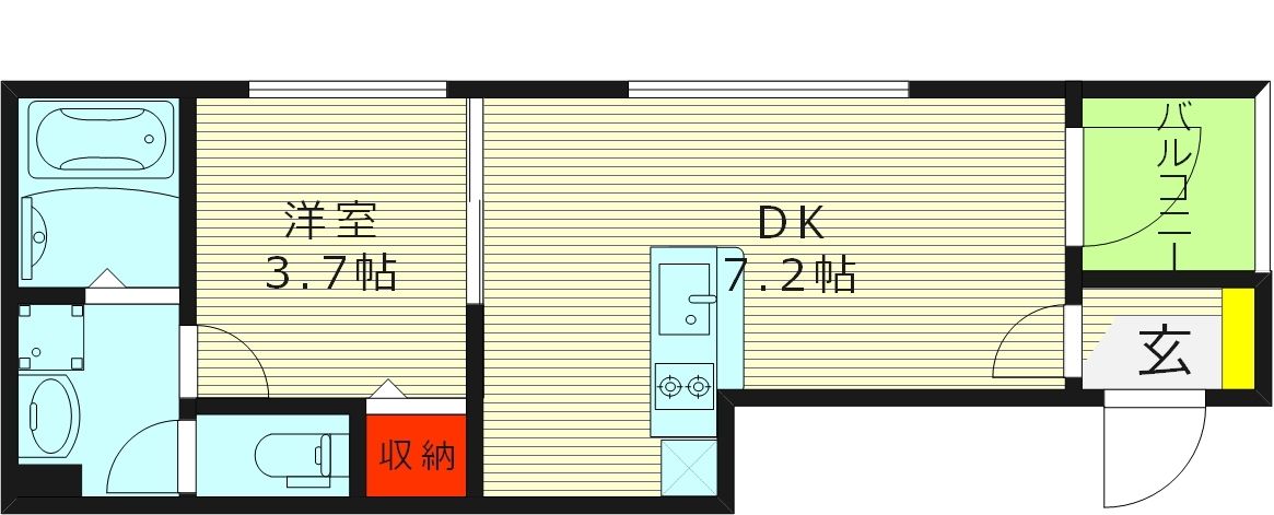 3階の間取り図