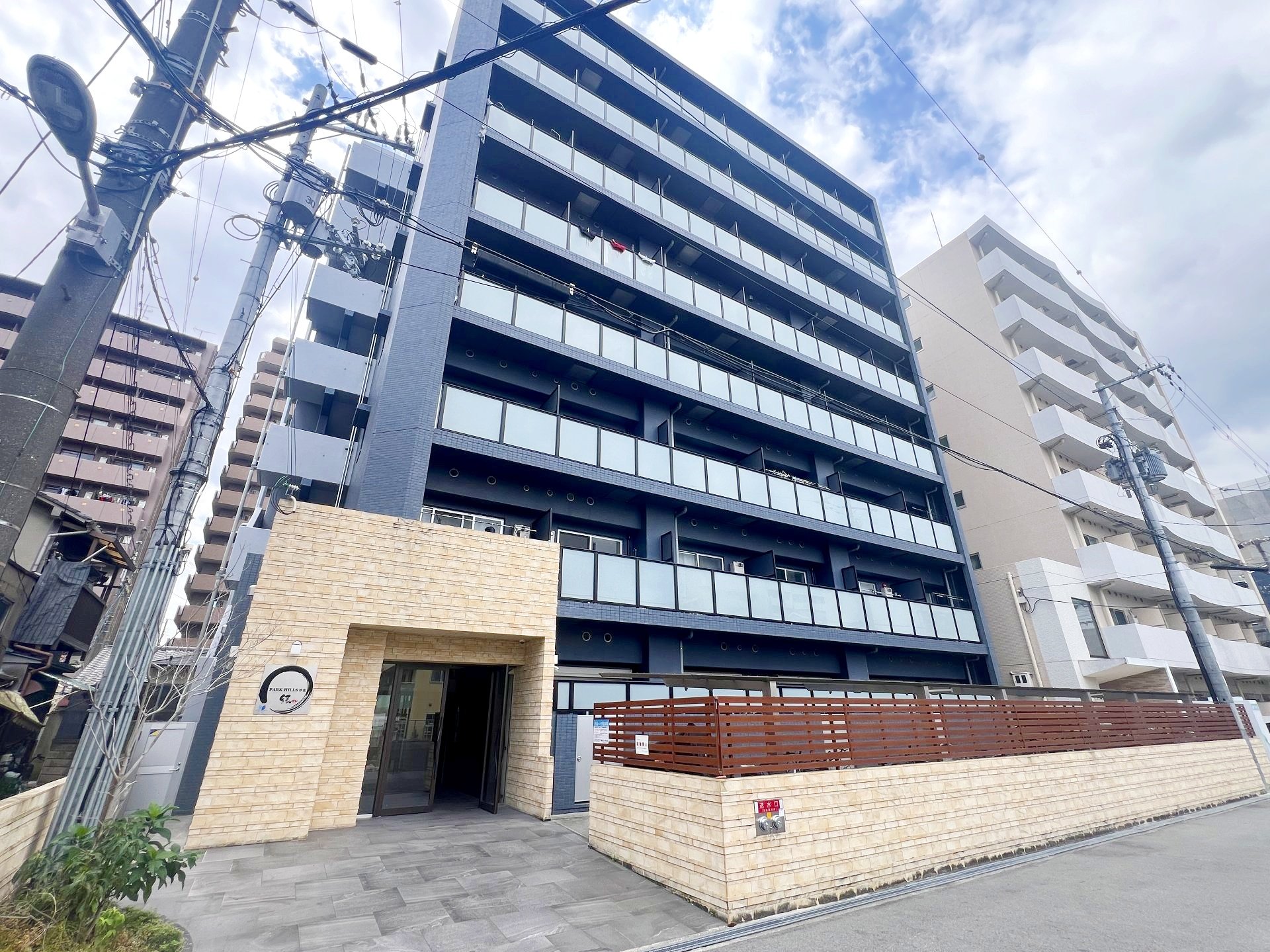パークヒルズ都島縁の外観