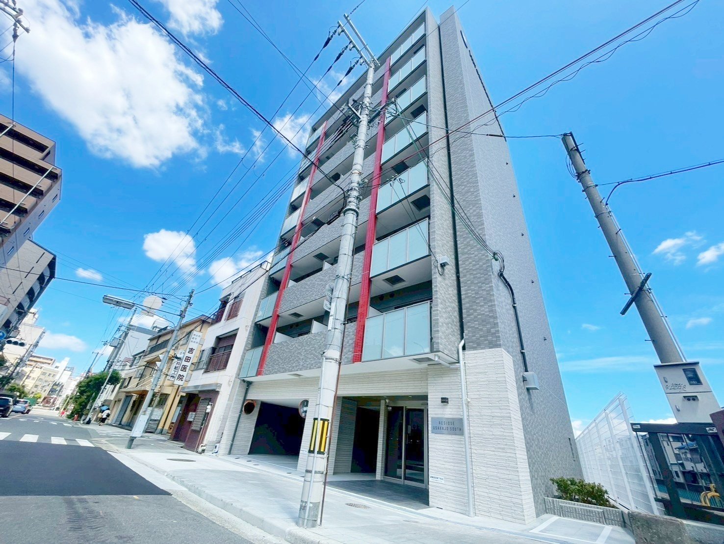 レシオス大阪城SOUTHの外観