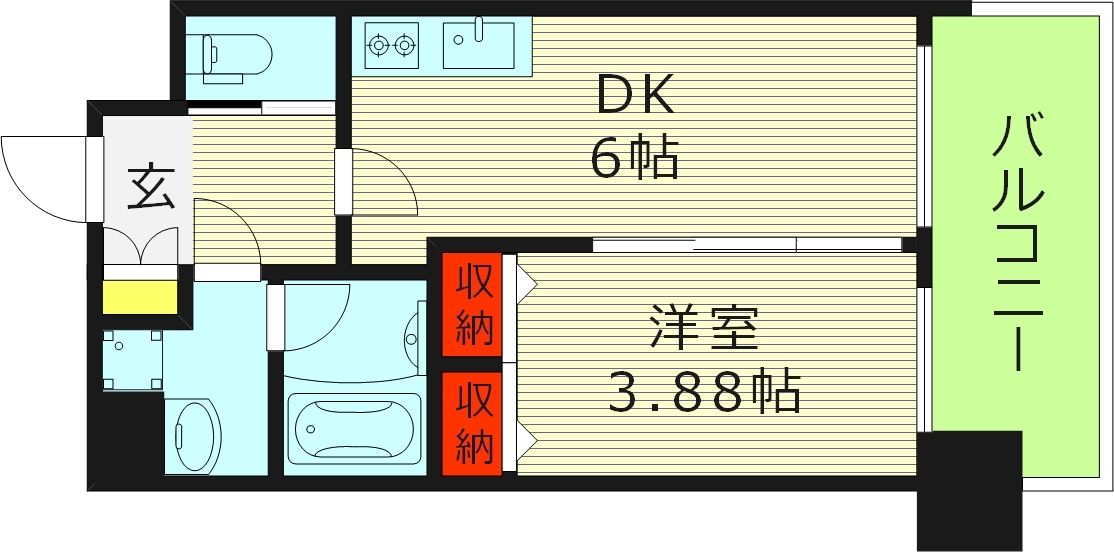 9階の間取り図