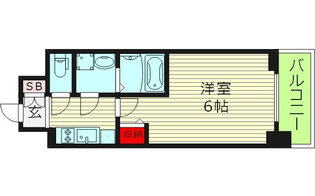 4階の間取り図