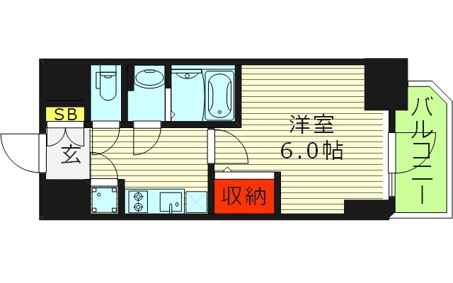 9階の間取り図
