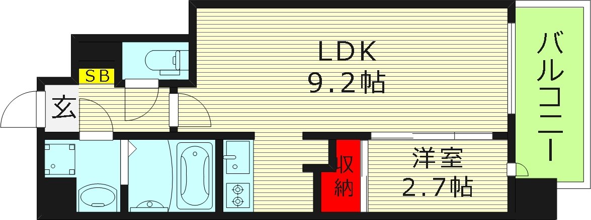 9階の間取り図