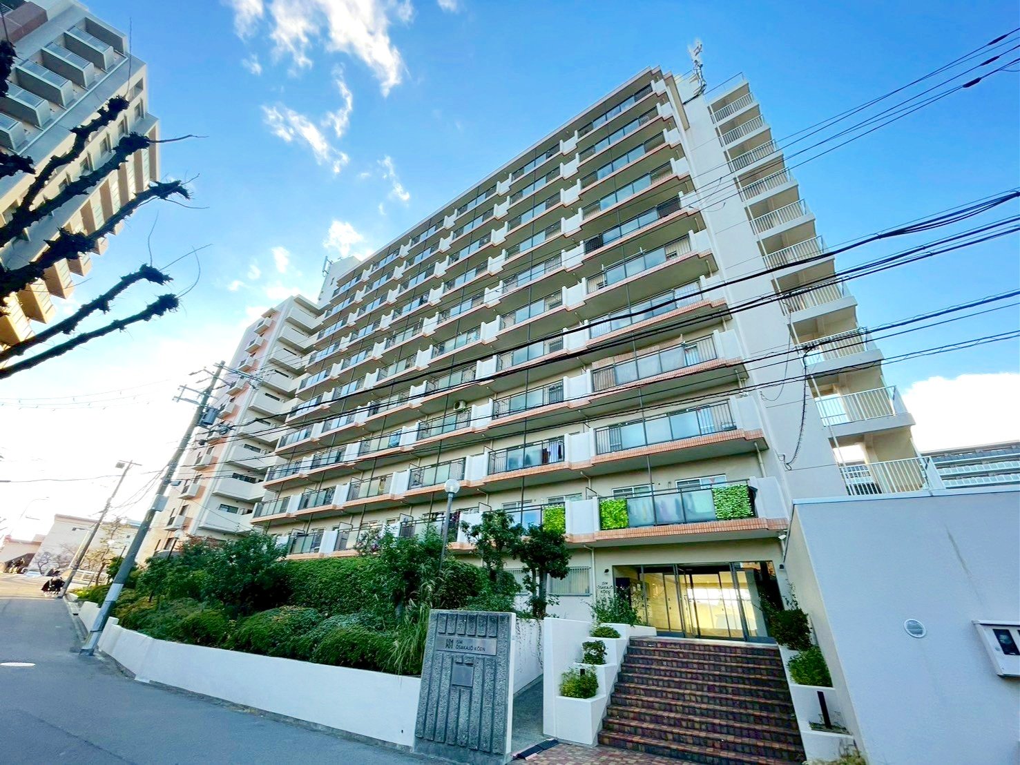 ISM大阪城公園（旧城東グリーンマンション）の外観