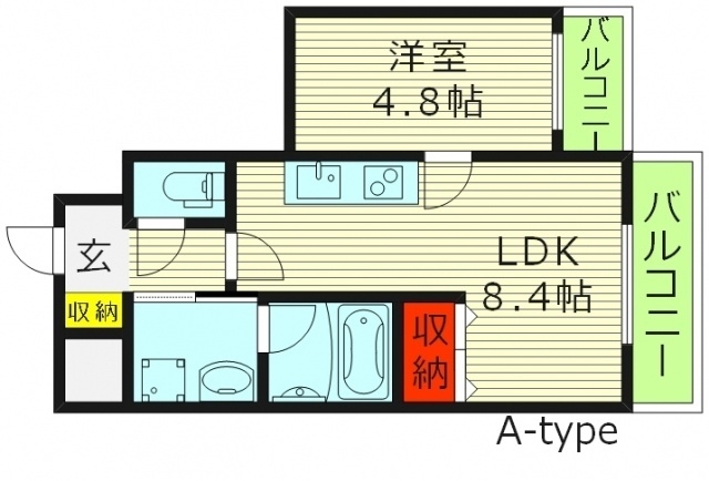 Aタイプ30.89平米