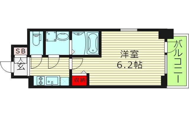 5階の間取り図