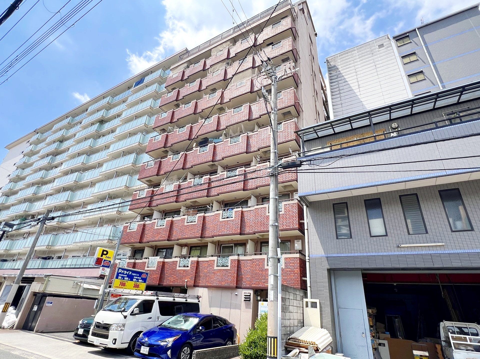 アインス蒲生の外観 アインス蒲生の外観