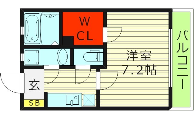 1階の間取り図