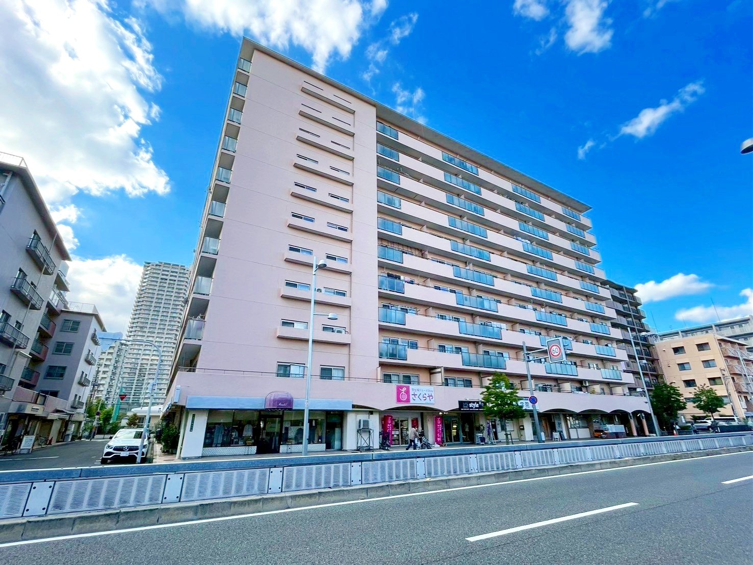 シャルマンコーポ野江第1期の外観 シャルマンコーポ野江第1期の外観