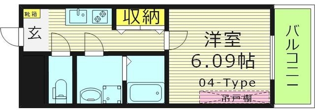 5階の間取り図