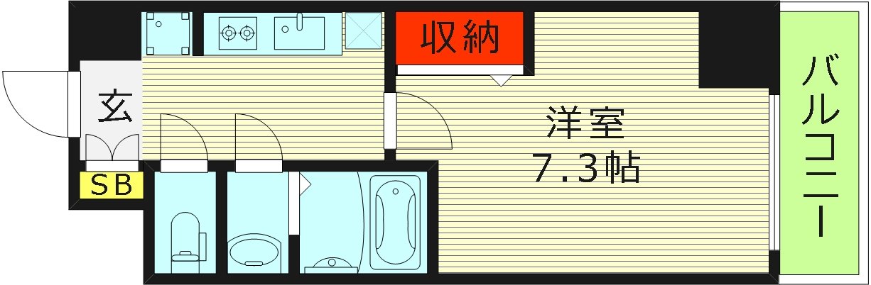 4階の間取り図