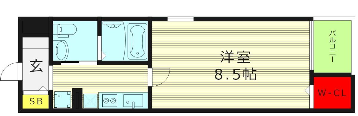 1階の間取り図