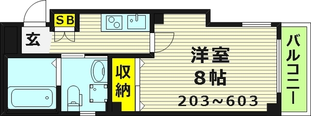 4階の間取り図