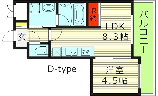 7階の間取り図