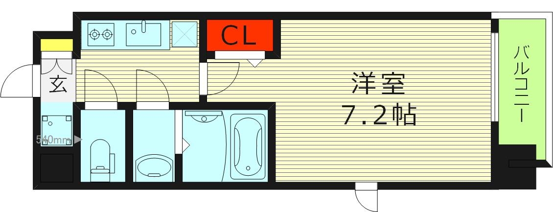 9階の間取り図