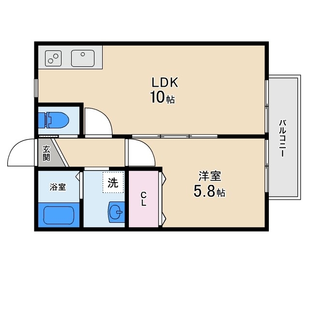 外装、内装リノベーション済。萱島駅近1LDKです。