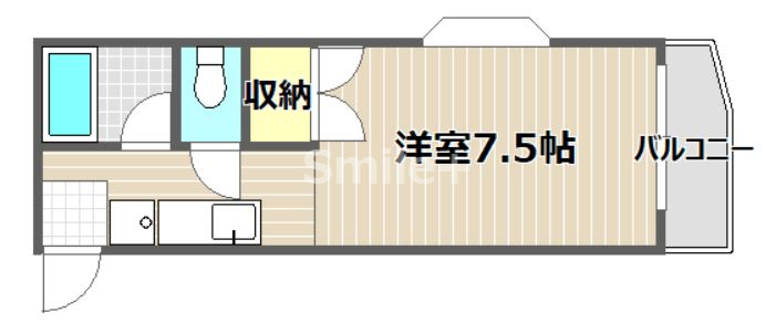 1階の間取り図
