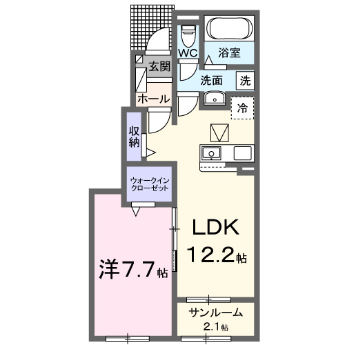1階の間取り図