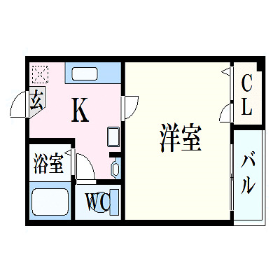 5階の間取り図