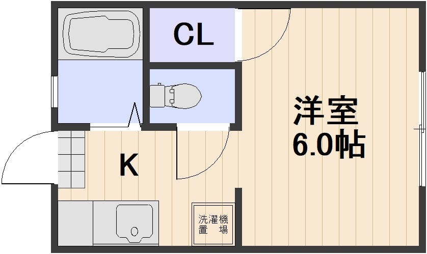 ※間取り図反転タイプです。