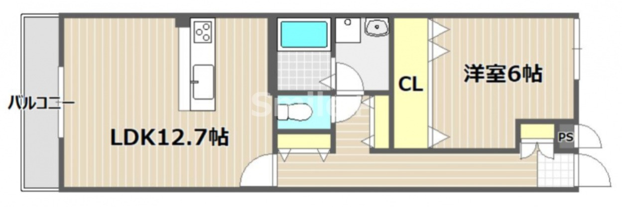 2階の間取り図