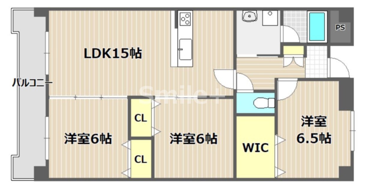5階の間取り図