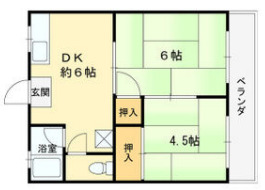 2階の間取り図