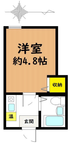 4階の間取り図