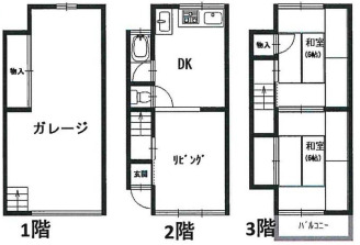 -階の間取り図
